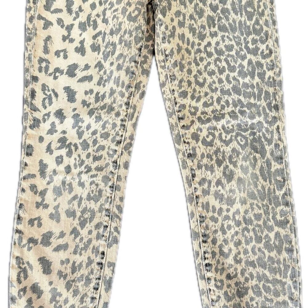 Current-elliott Women's leopard Jeans size 27 - Picture 2 of 8